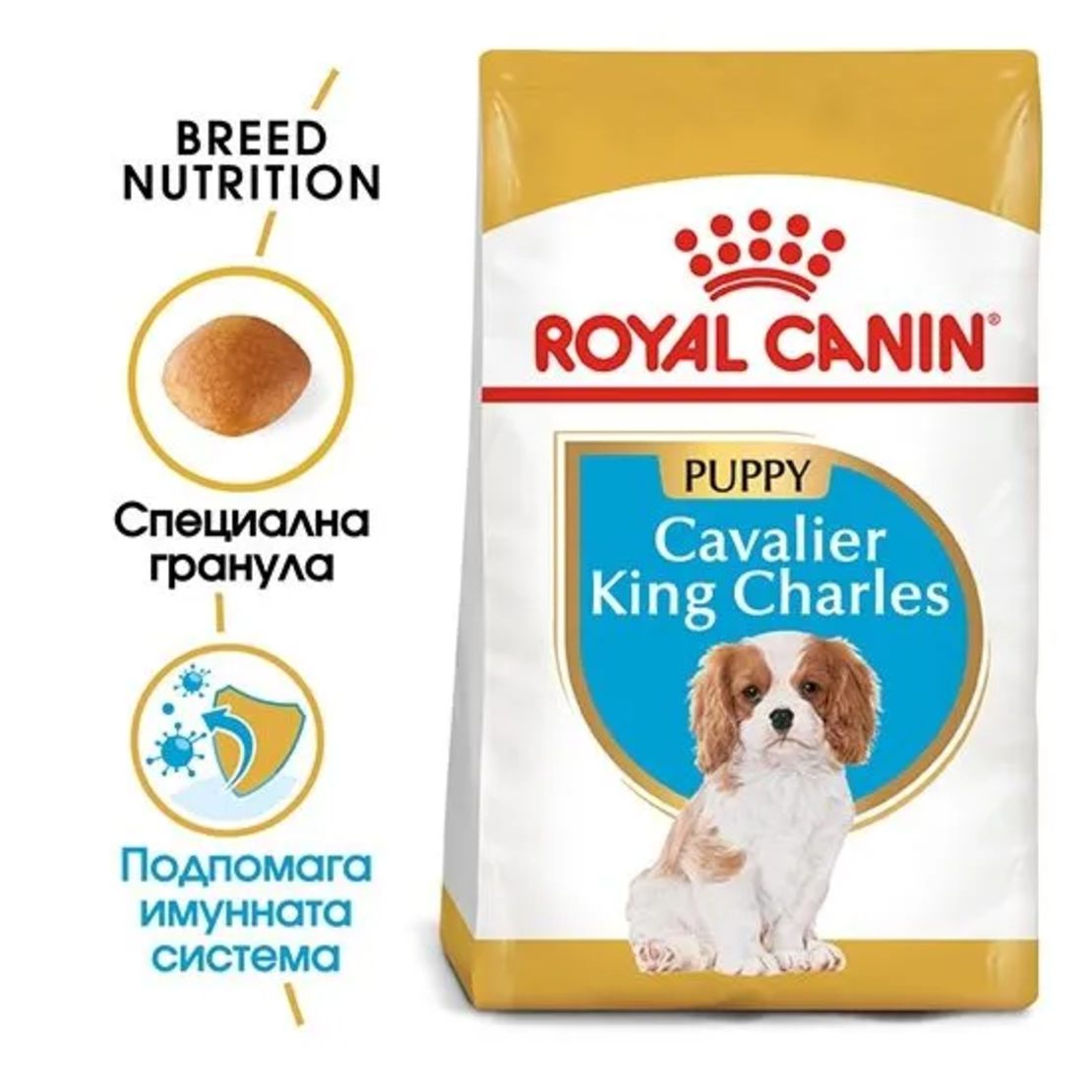 ROYAL CANIN® BHN CAVALIER KING CHARLES SPANIEL PUPPY за подрастващи кучета порода кавалер кинг чарлз шпаньол – до 12 месеца