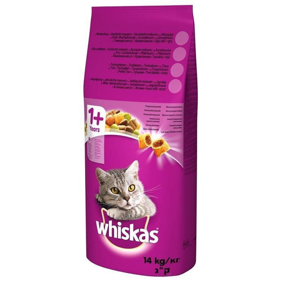 Whiskas Chicken - с пилешко месо, за котки над 12 месеца - 14 кг