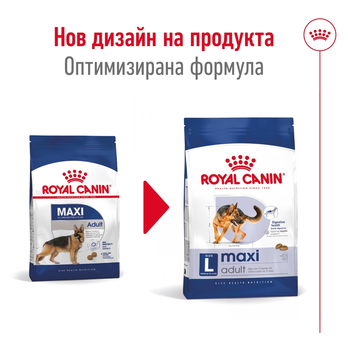 ROYAL CANIN® SHN MAXI ADULT  - за кучета в зряла възраст от едри породи (от 26 до 44 кг) - над 15 месеца