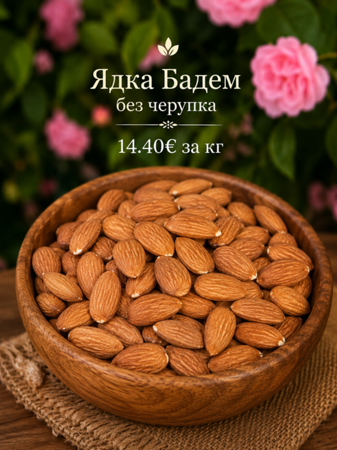 Ядки Бадем без черупка