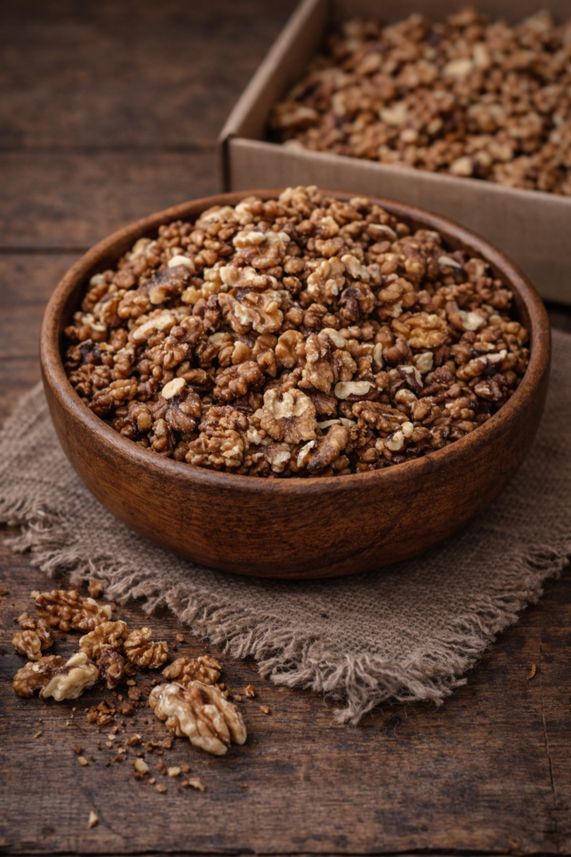 Орехова ядка – Тъмен махагон