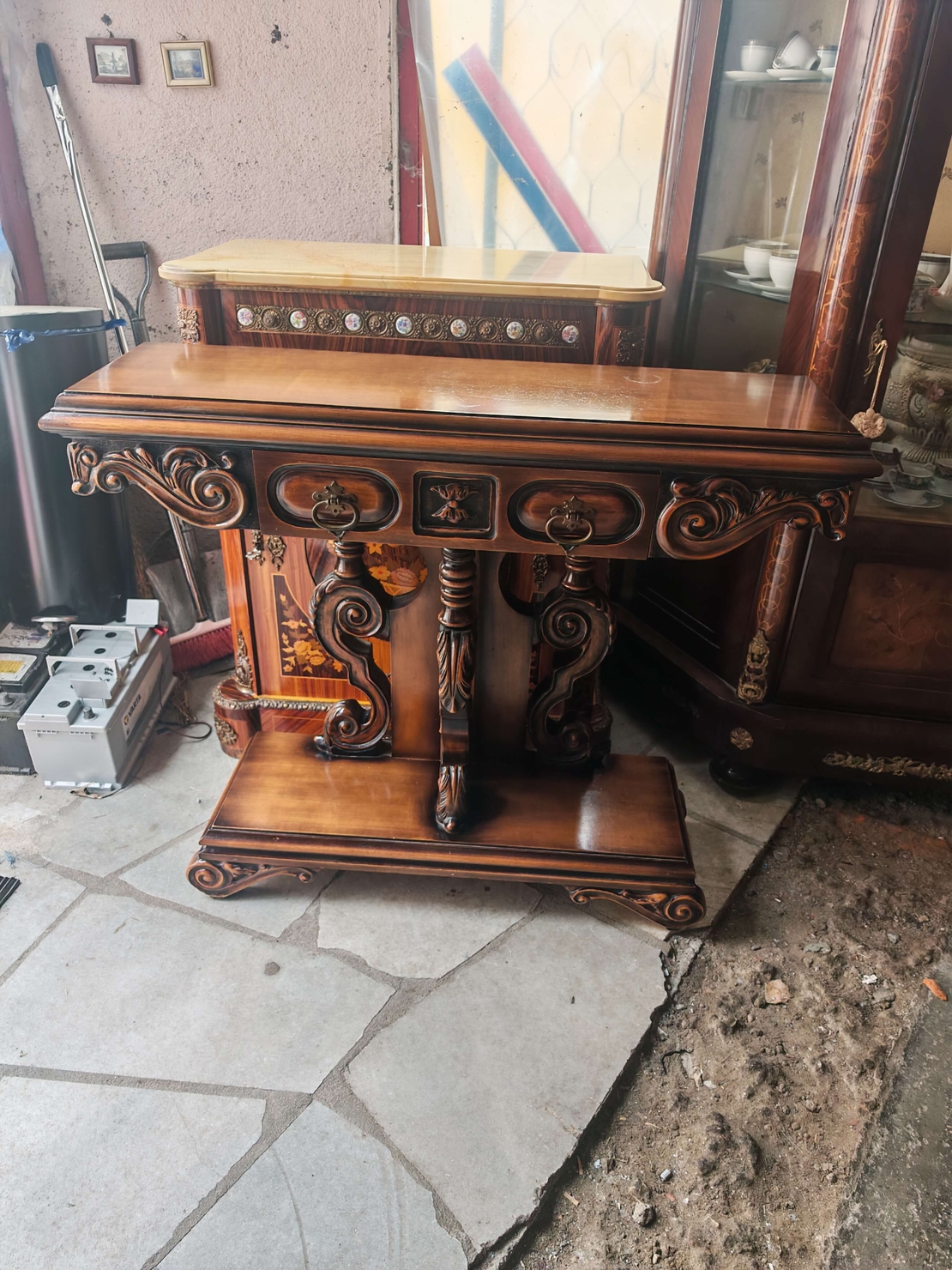 Барокова конзола с огледало