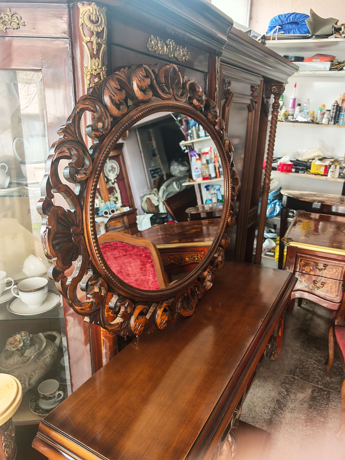 Барокова конзола с огледало