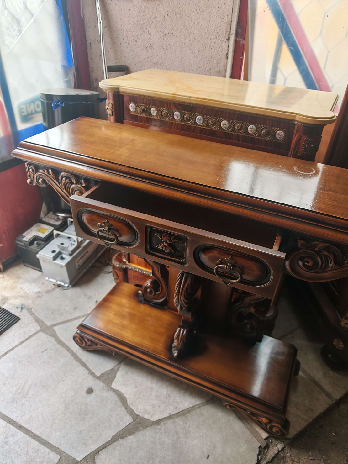 Барокова конзола с огледало