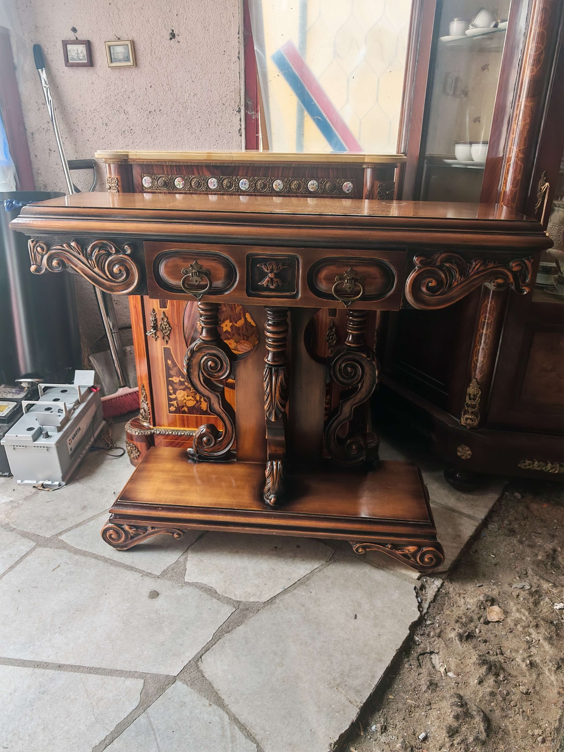 Барокова конзола с огледало