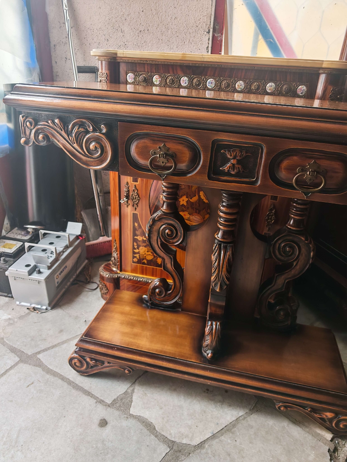 Барокова конзола с огледало