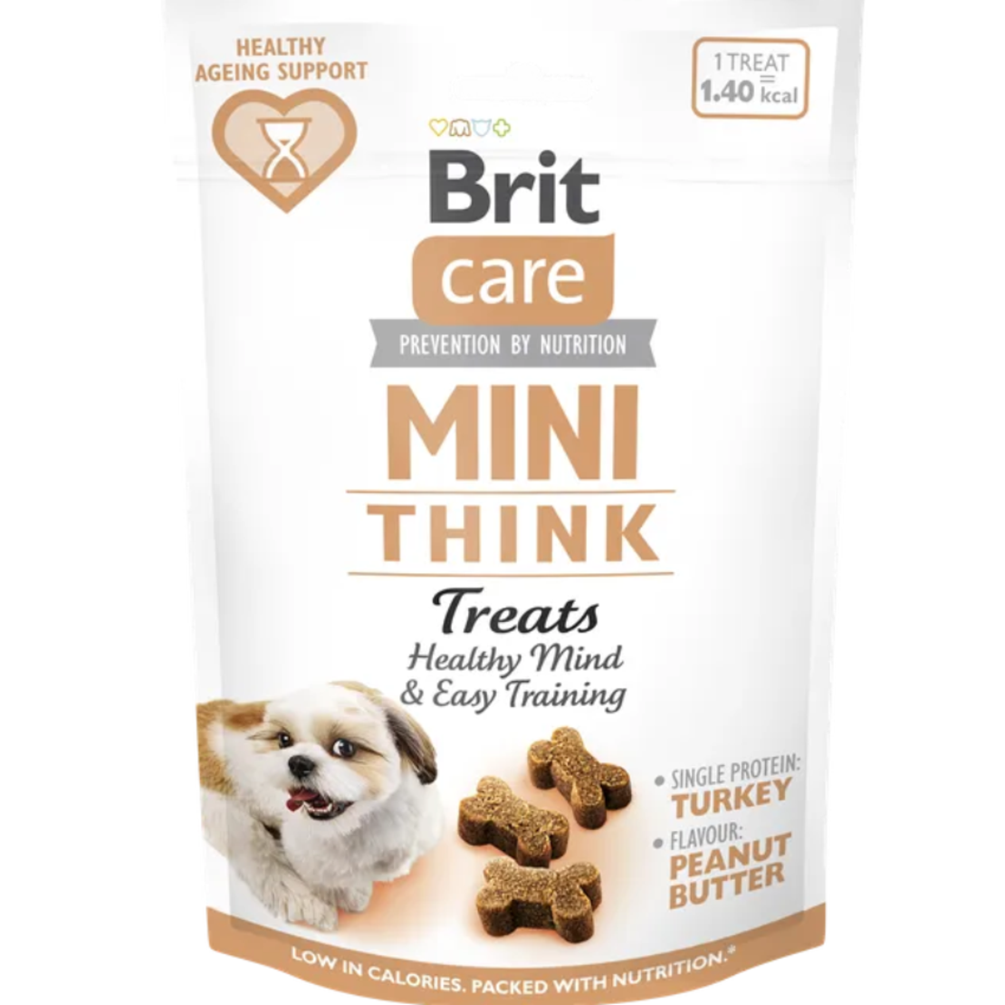 Brit Mini Think – Функционални лакомства за концентрация и обучение 50 г