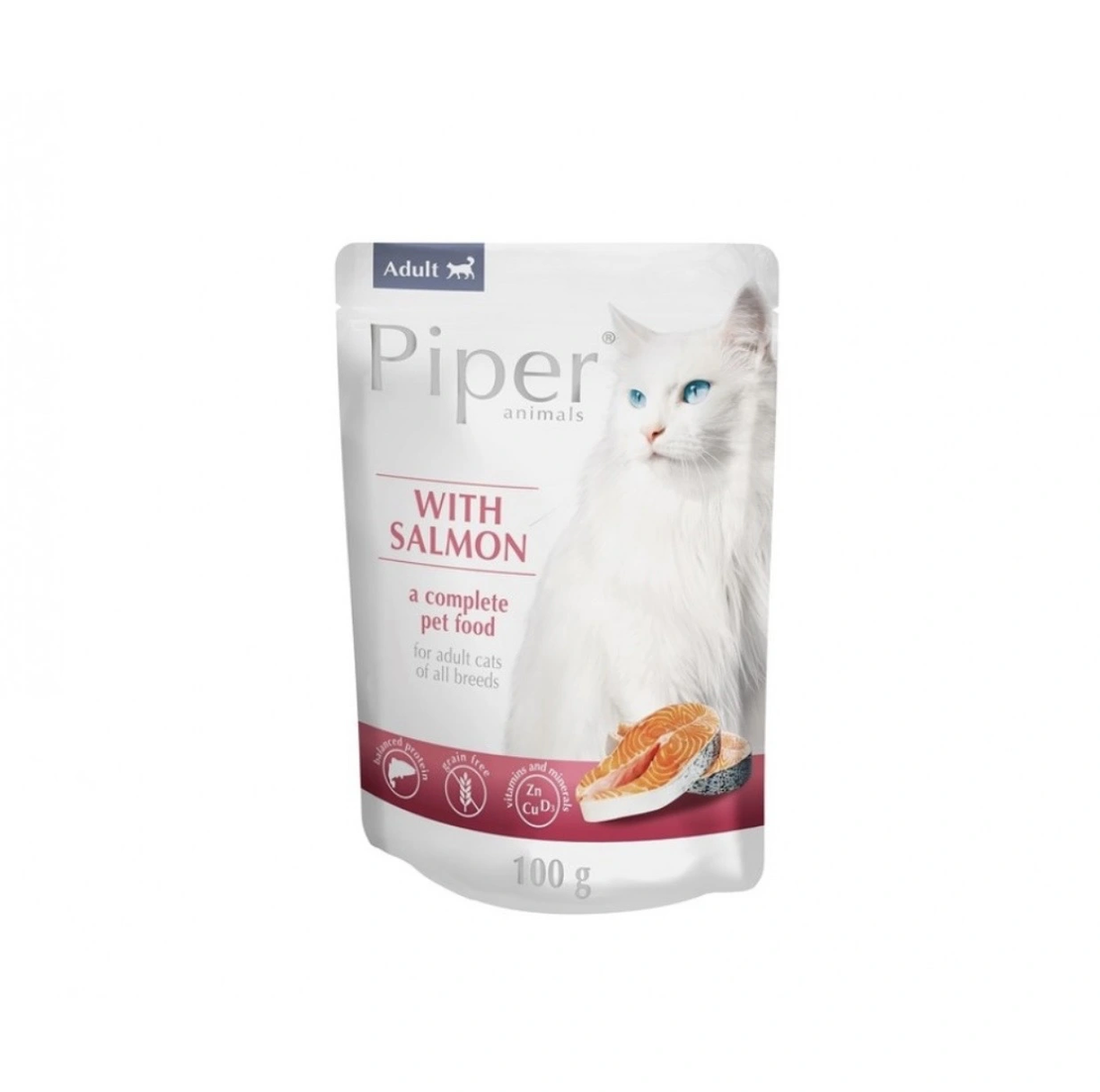 Piper Cat Adult сьомга , пауч 100г