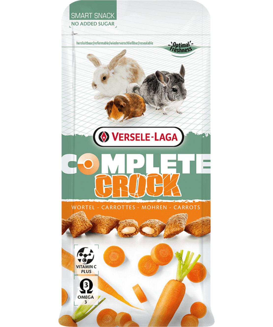 Versele Laga Crock Complete Carrot - бисквитки с пълнеж с вкус на морков 50 гр
