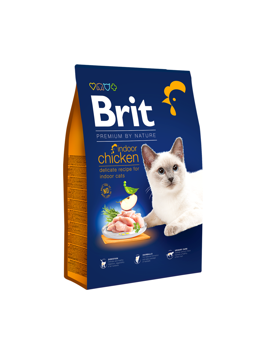 Brit Premium by Nature Cat Indoor Chicken – храна за котки живеещи на закрито с пилешко, 300 g / 1.5 kg / 8 kg