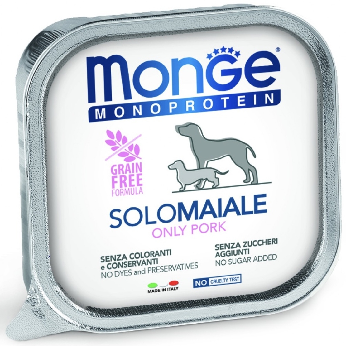 Monge Monoprotein Adult Dog Pate Pork – пастет за кучета в зряла възраст със свинско месо, 150 g