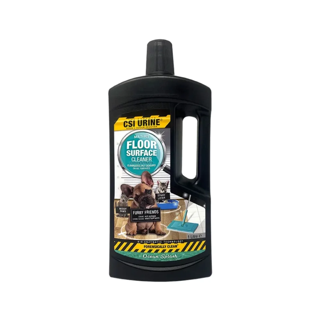 CSI Floor & Surface Cleaner – Концентриран препарат за почистване на дома с домашни любимци | 1L