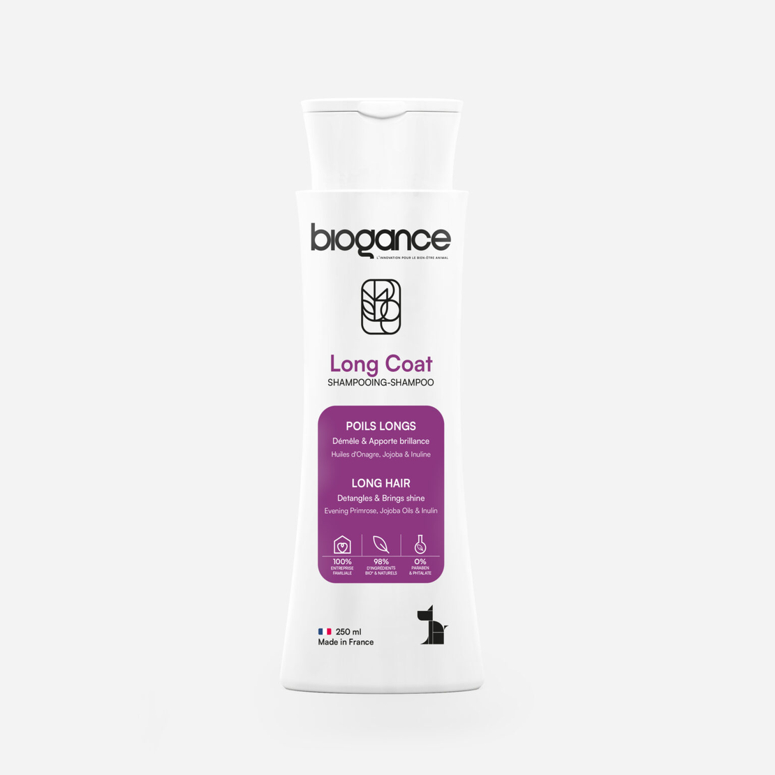Biogance Long Coat Шампоан – За Дълга Козина 250 мл