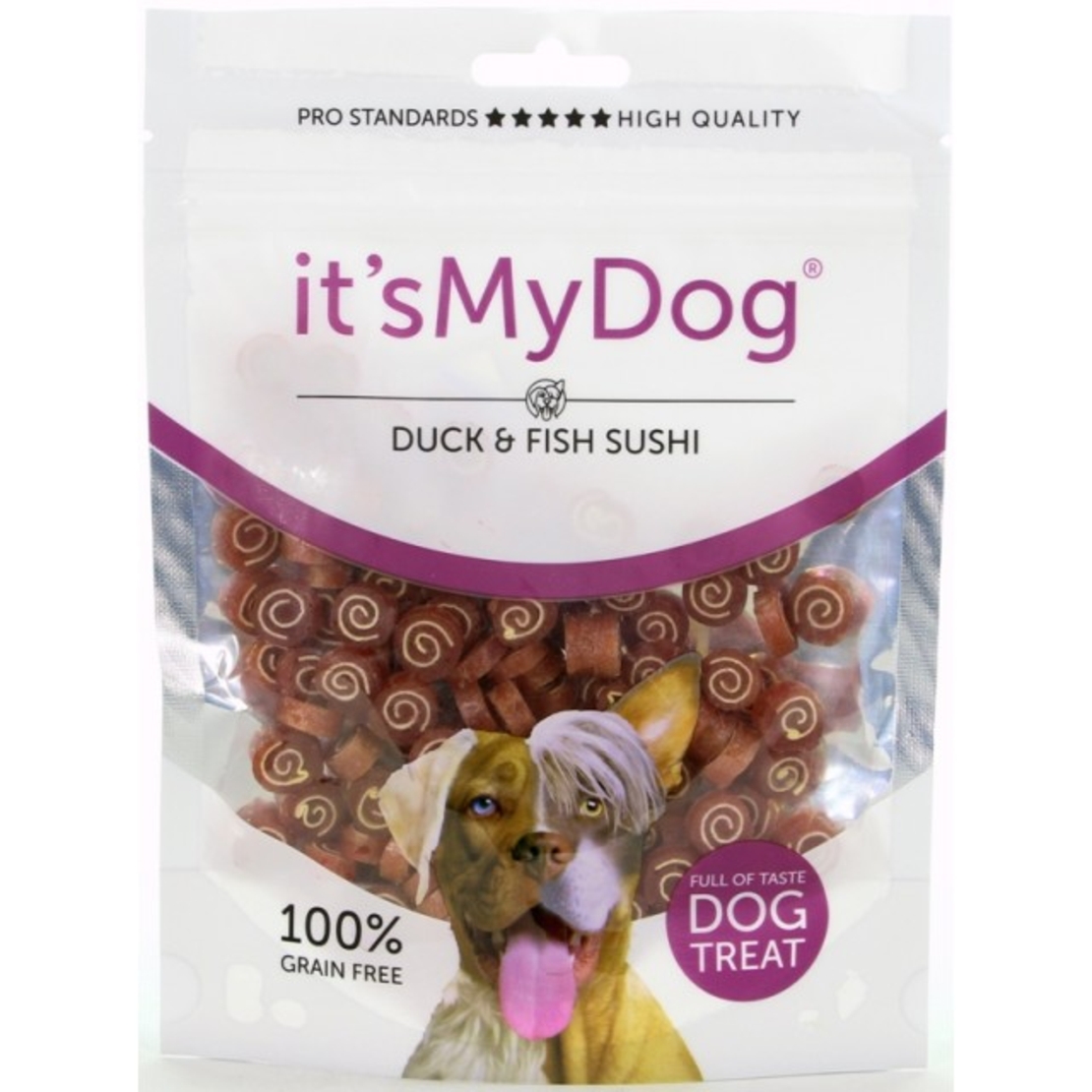 It's My Dog лакомство за кучета, суши патица и риба 85 г
