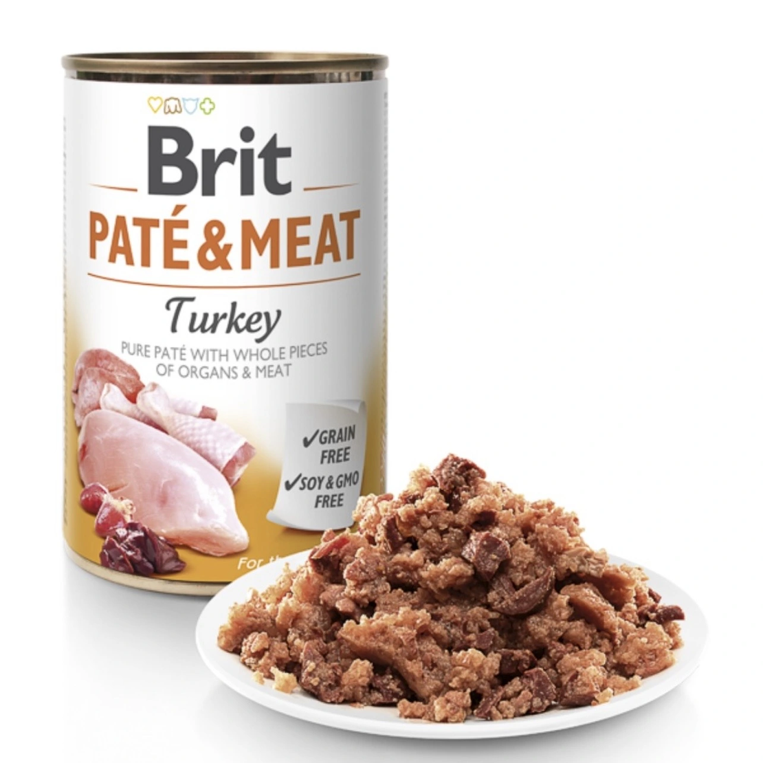 Brit Pate and Meat Turkey - пастет за кучета с пуешко месо 400 гр
