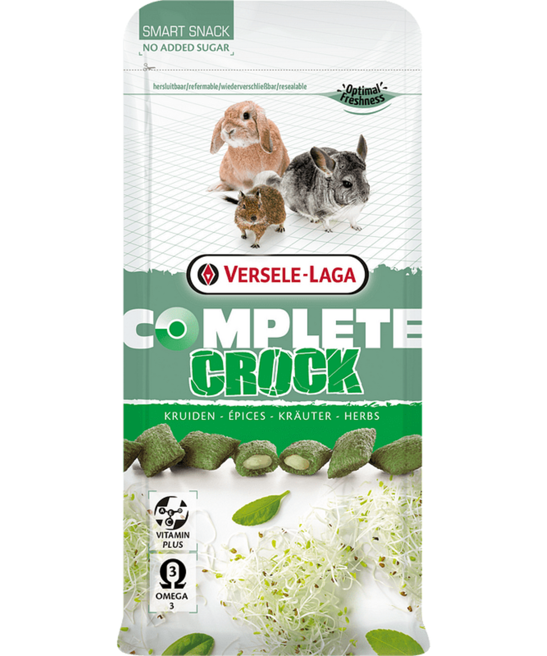 Versele Laga Crock Complete Herbs - бисквитки с билков пълнеж 50 гр
