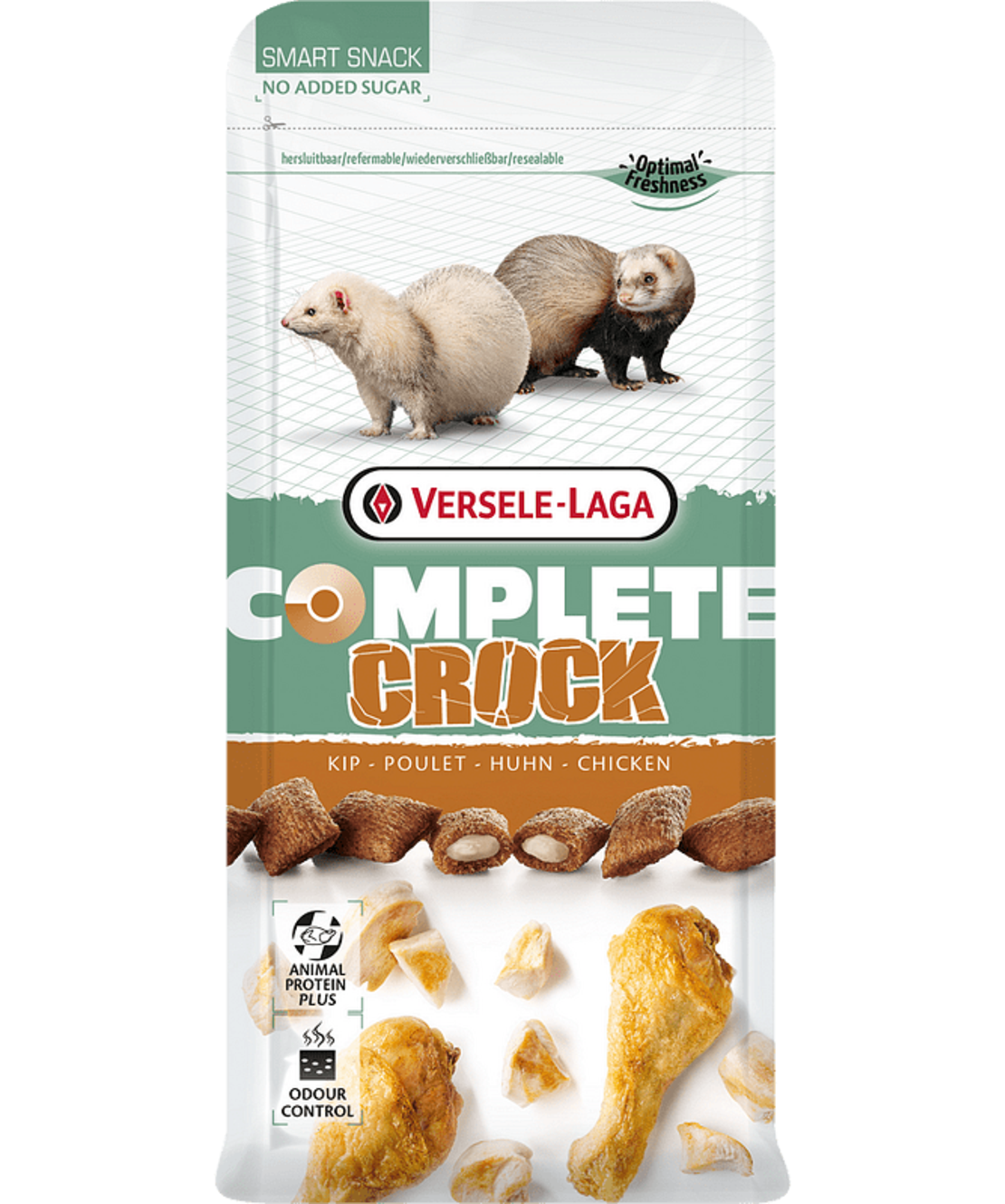 Versele Laga Crock Complete Chicken - бисквитки с пълнеж с вкус на пилешко месо за порчета 50 гр