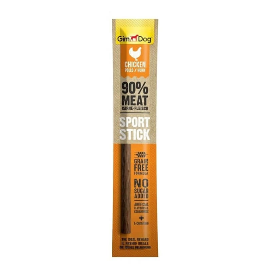 GIMDOG Sport Stick Chicken - лакомство за куче, стик с пилешко месо 12 г