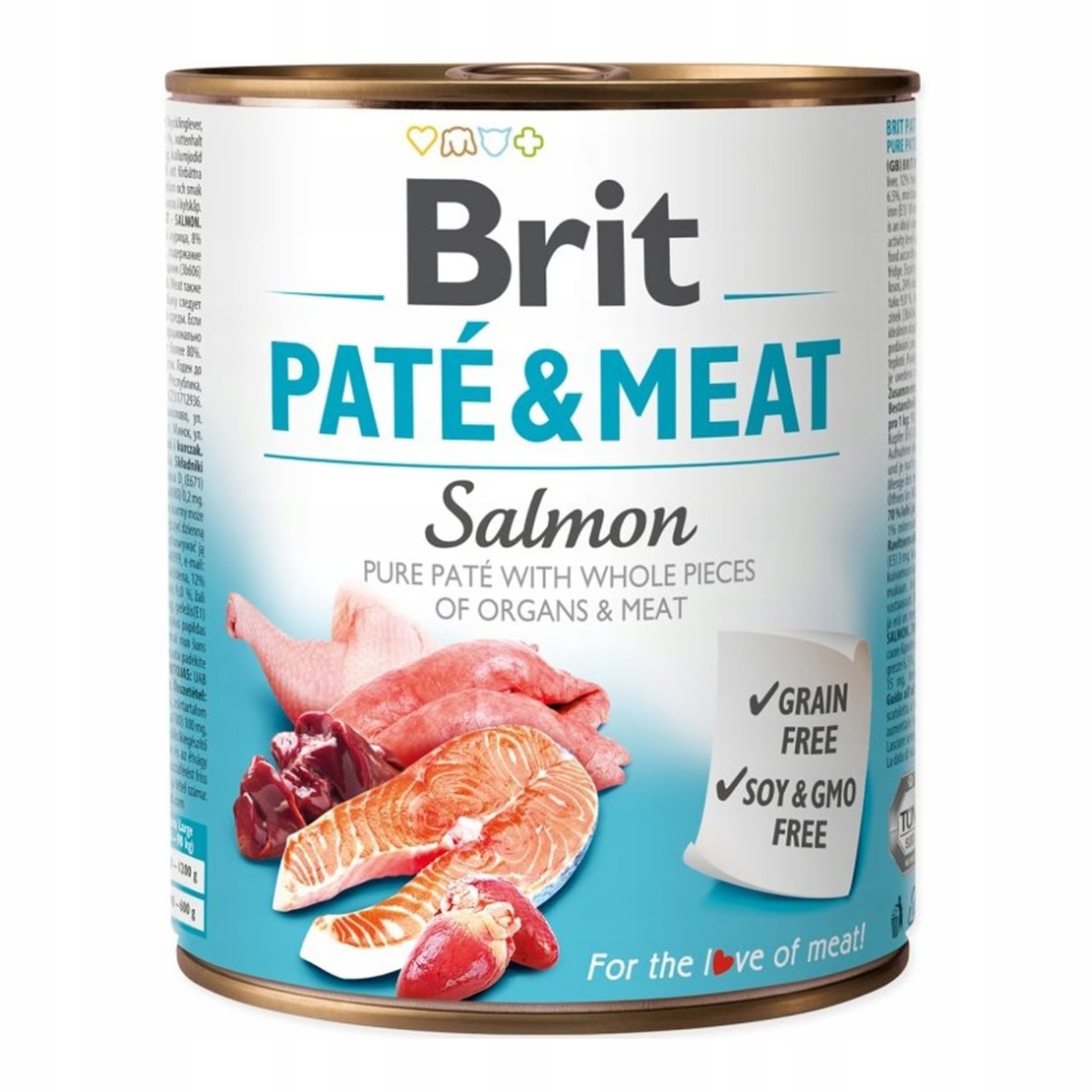 Brit Pate and Meat Salmon - пастет за кучета със сьомга 800 гр