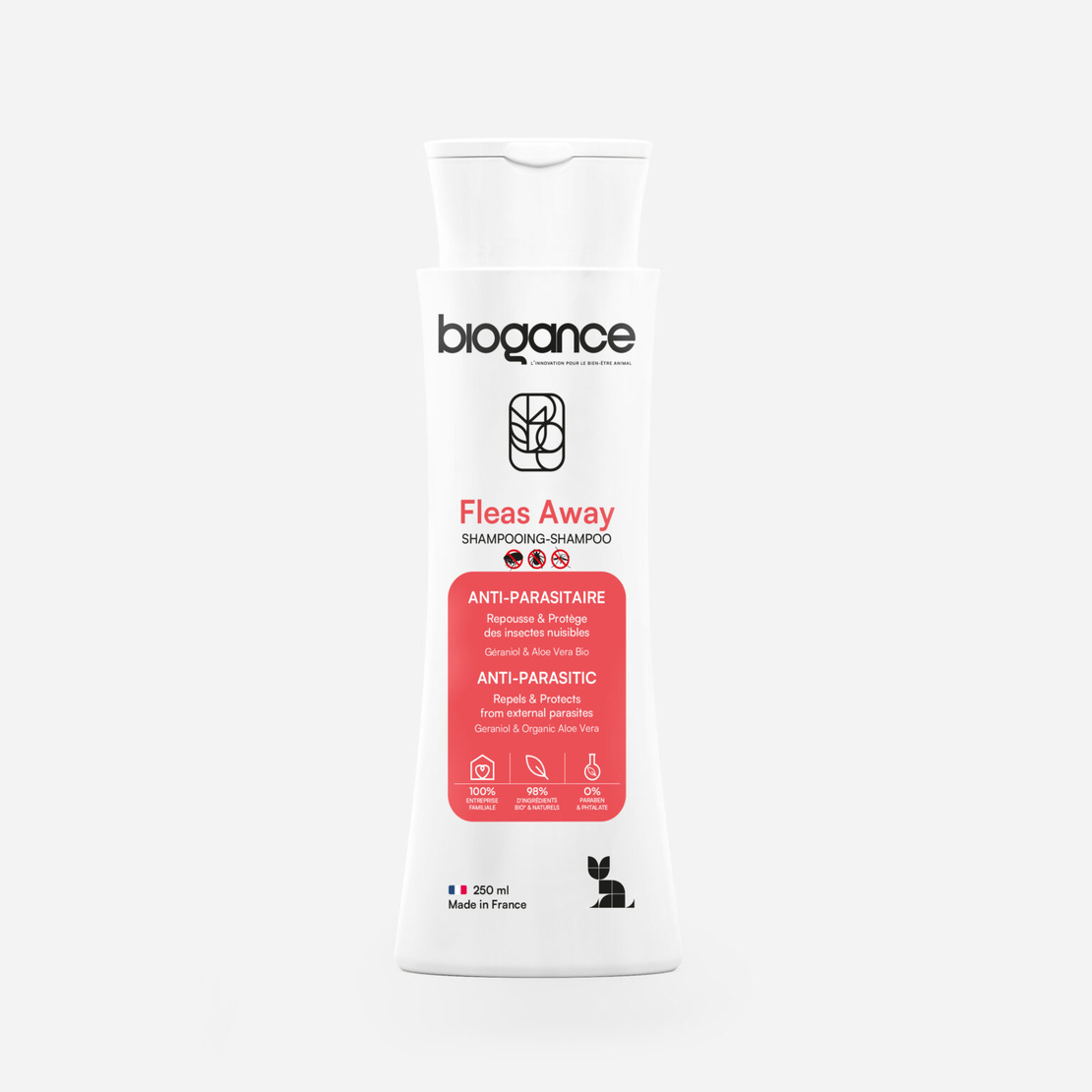Biogance Fleas Away Шампоан – Антипаразитен за Котки 250 мл