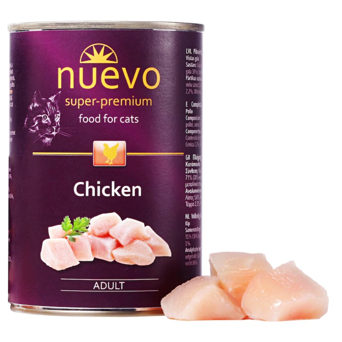 Nuevo Cat Chicken - с чисто пилешко месо 400 г