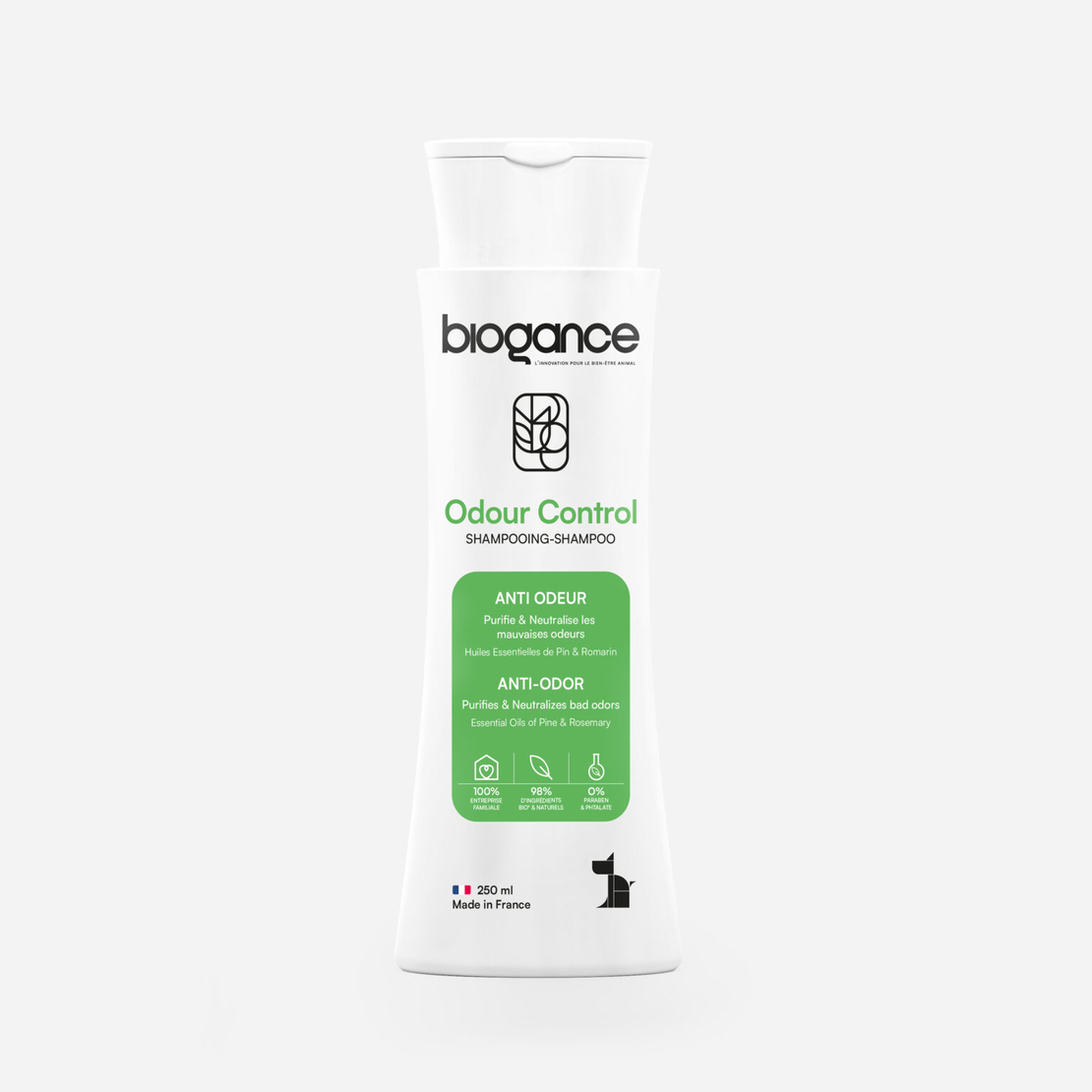 Biogance Odour Control Шампоан – Против Неприятни Миризми 250 мл