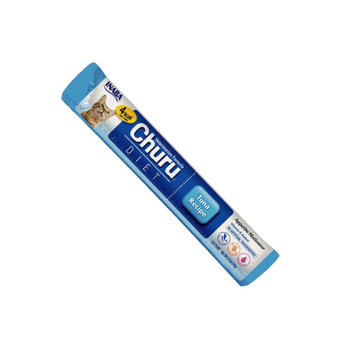 Inaba Churu Diet Tuna 4kcal - Нискокалорично лакомство за котки с риба тон 14 г