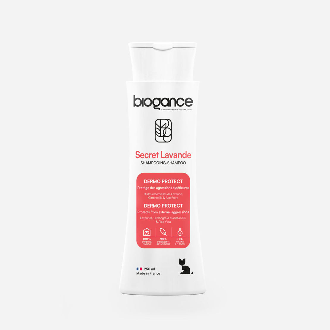 Biogance Secret Lavande Шампоан – Дермозащита и Натурална Грижа 250