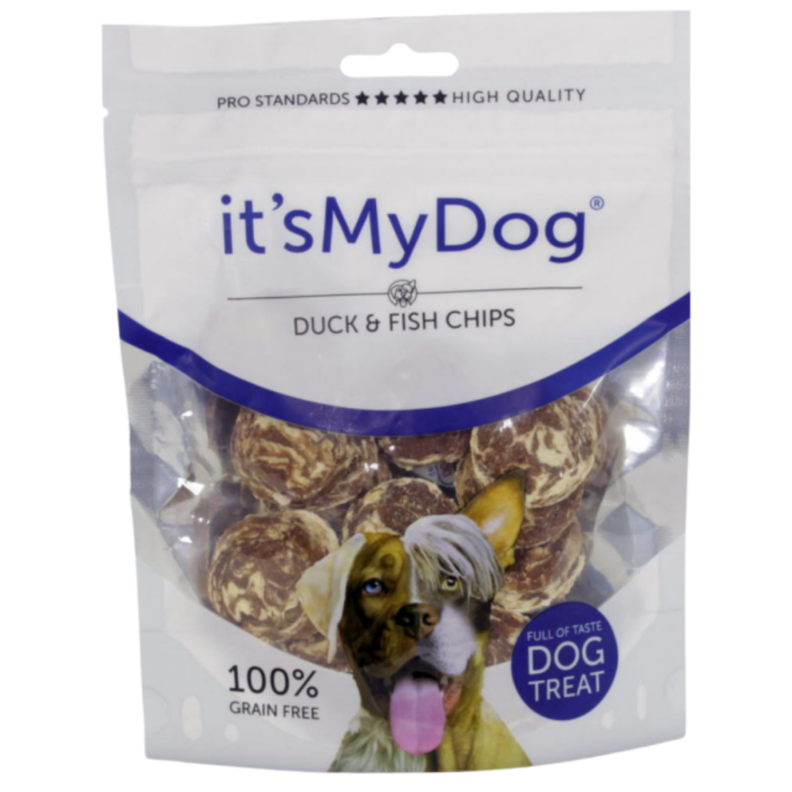 It’s My Dog лакомство за кучета, чипс с патешко и риба, 85 г