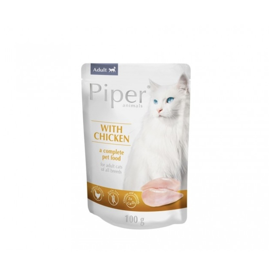 Piper Cat Adult пиле , пауч 100г