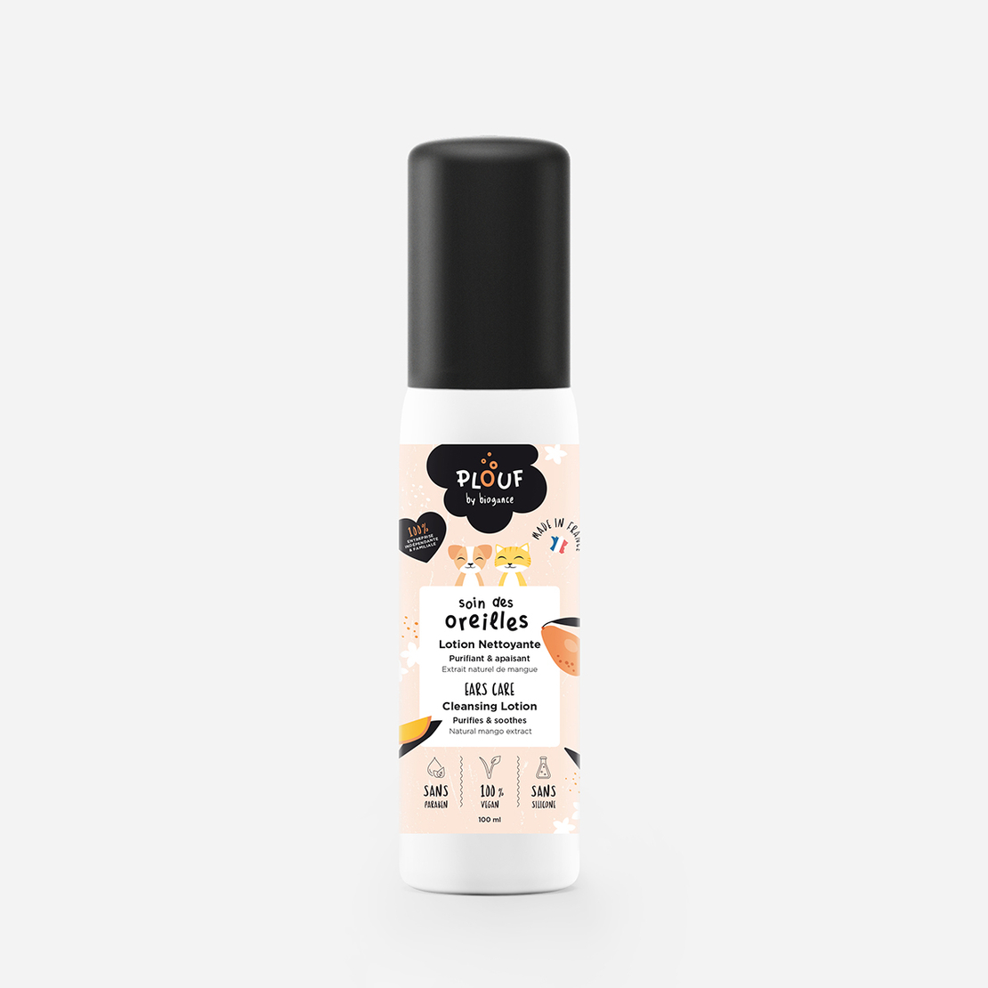 Plouf Ears Care – Лосион за почистване на уши с натурален екстракт от манго 100 мл