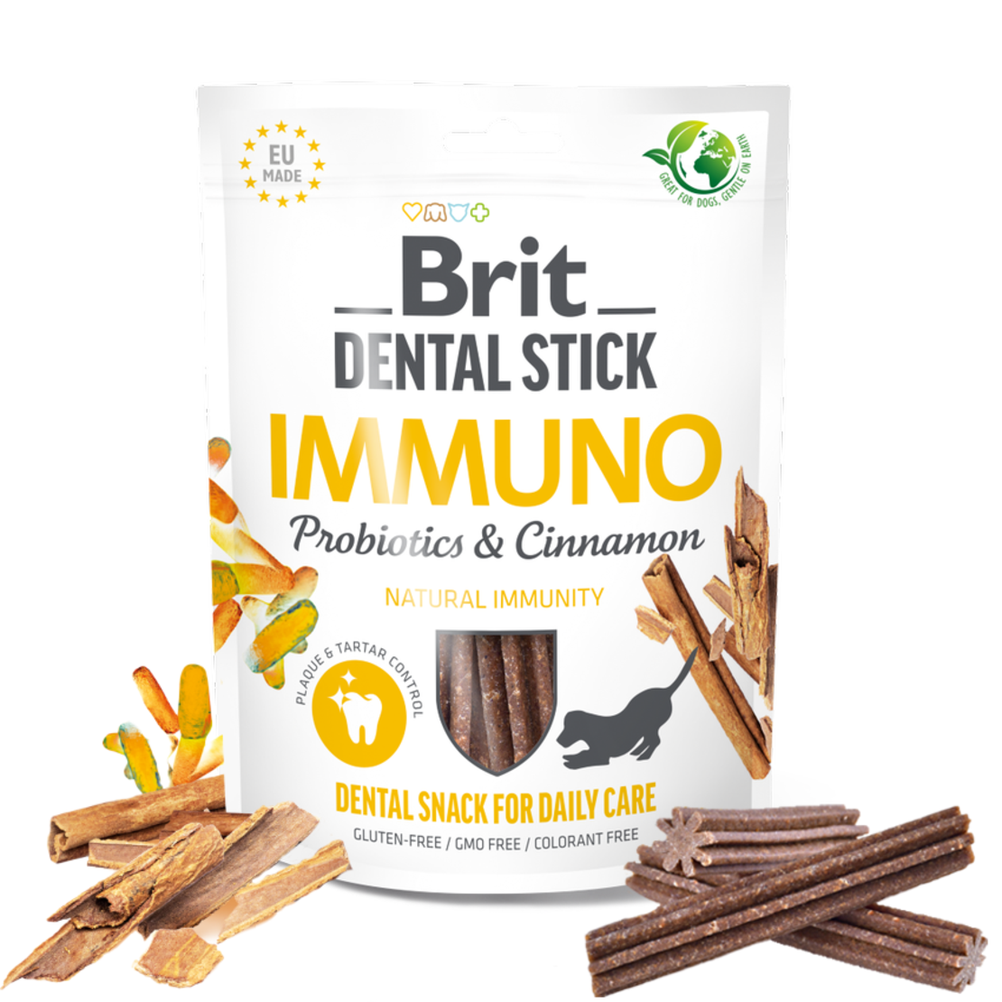 Brit Dental Stick with Immuno Probiotics & Cinnamon