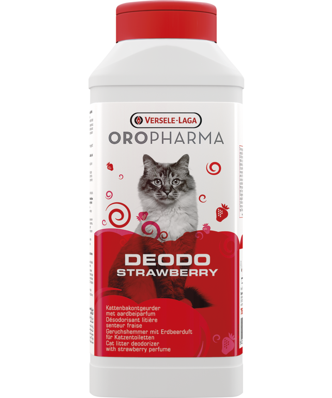 Versele-Laga Oropharma Deodo Strawberry – Дезодорант за котешка тоалетна с аромат на ягода