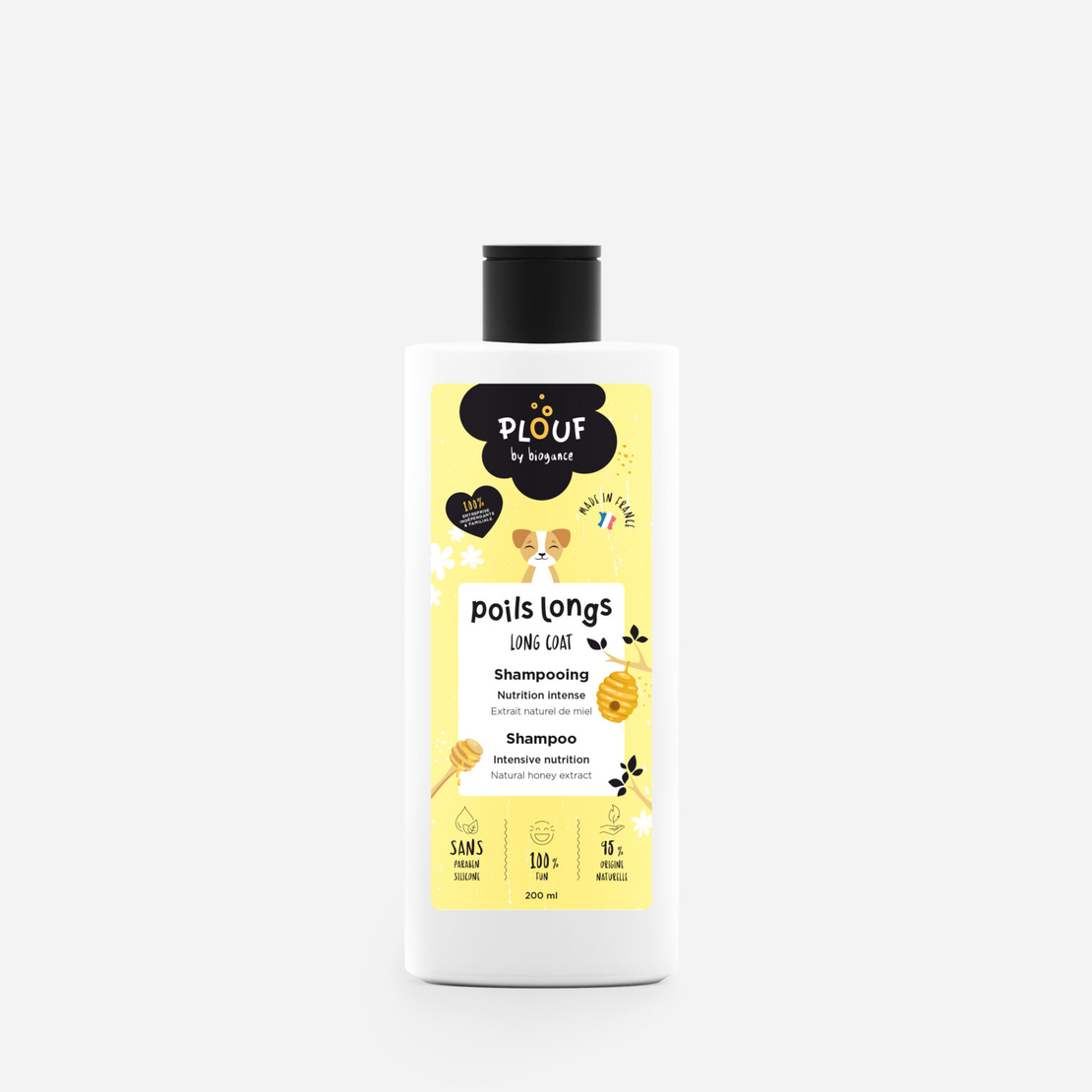 Plouf Long Coat – Шампоан за дълга козина с натурален мед 200 мл