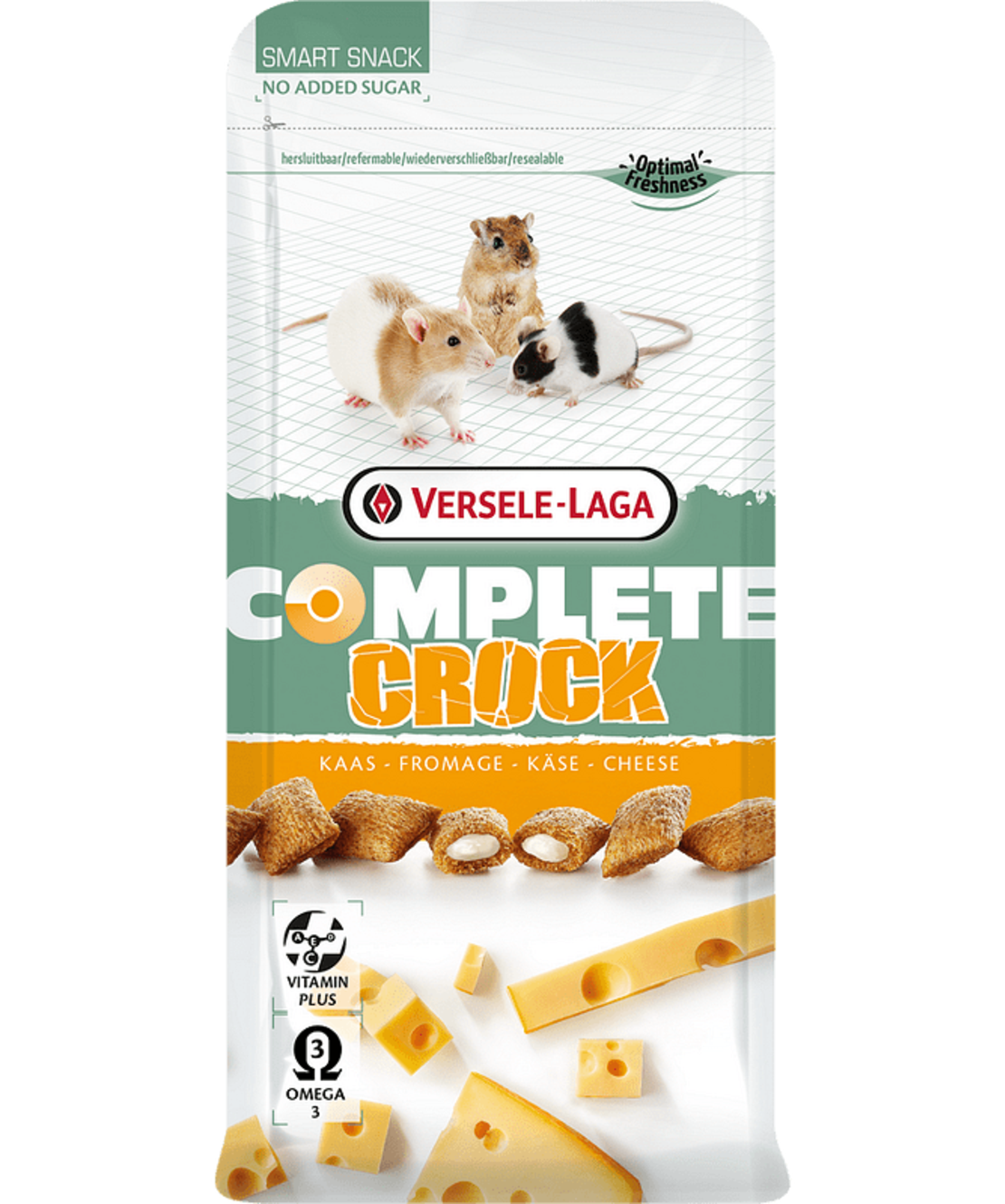 Versele Laga Crock Complete Cheese - бисквитки с пълнеж с вкус на сирене 50 гр