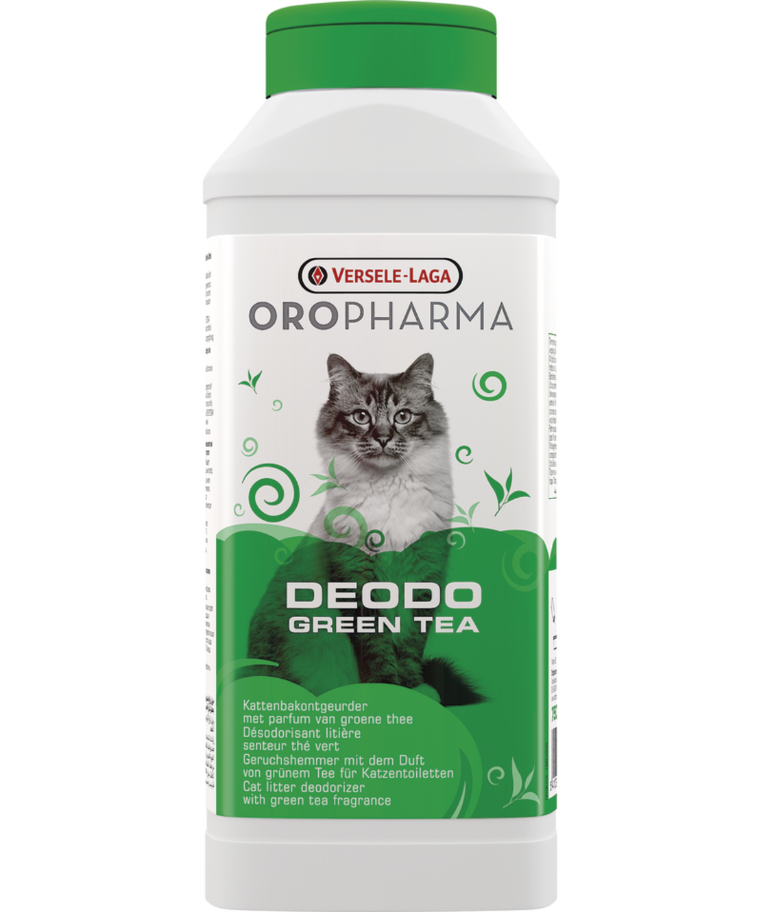 Versele-Laga Oropharma Deodo Green Tea – Дезодорант за котешка тоалетна с аромат на зелен чай