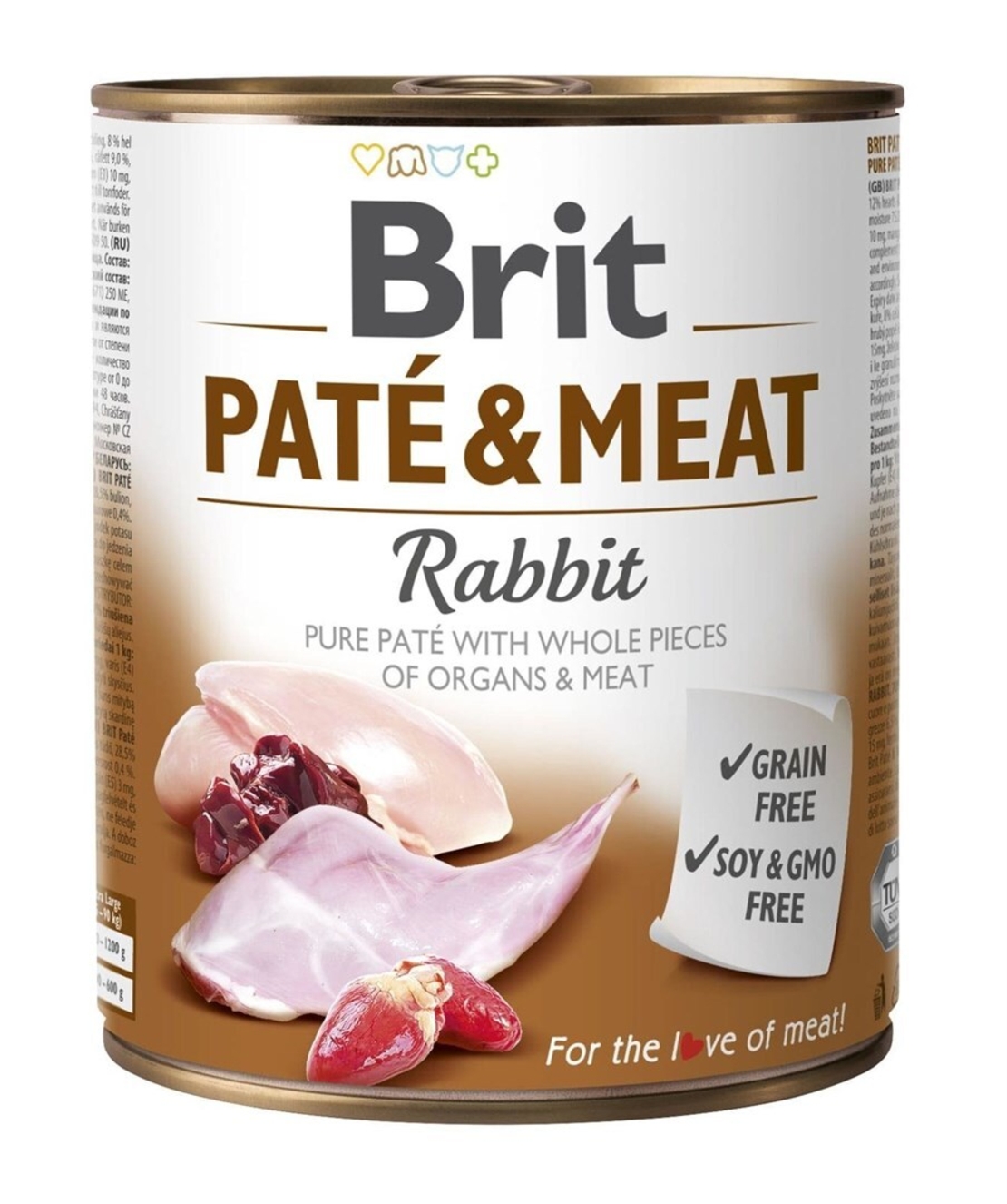 Brit Pate and Meat Rabbit - пастет за кучета със заешко месо 800 гр