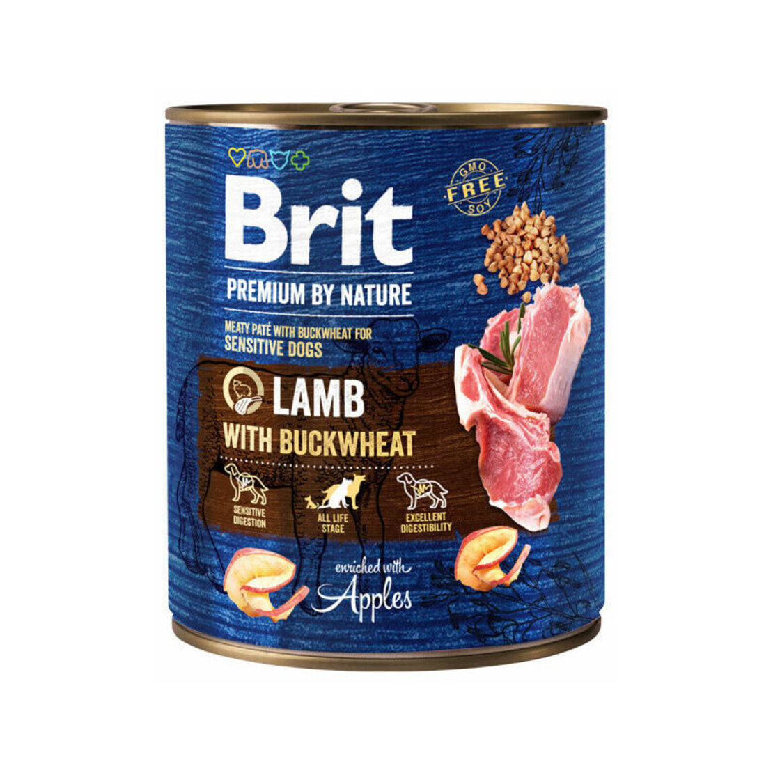 Brit Premium by Nature Lamb 800 г – Мокра храна за кучета с агнешко