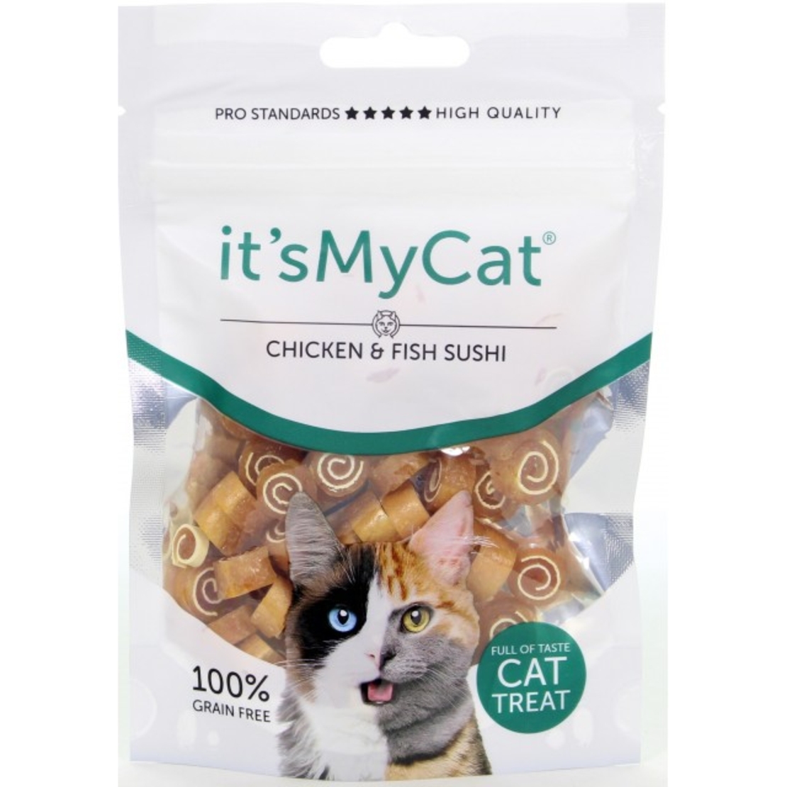 It's My Cat Sushi Chicken 50 г - снакс за котки суши пиле и риба