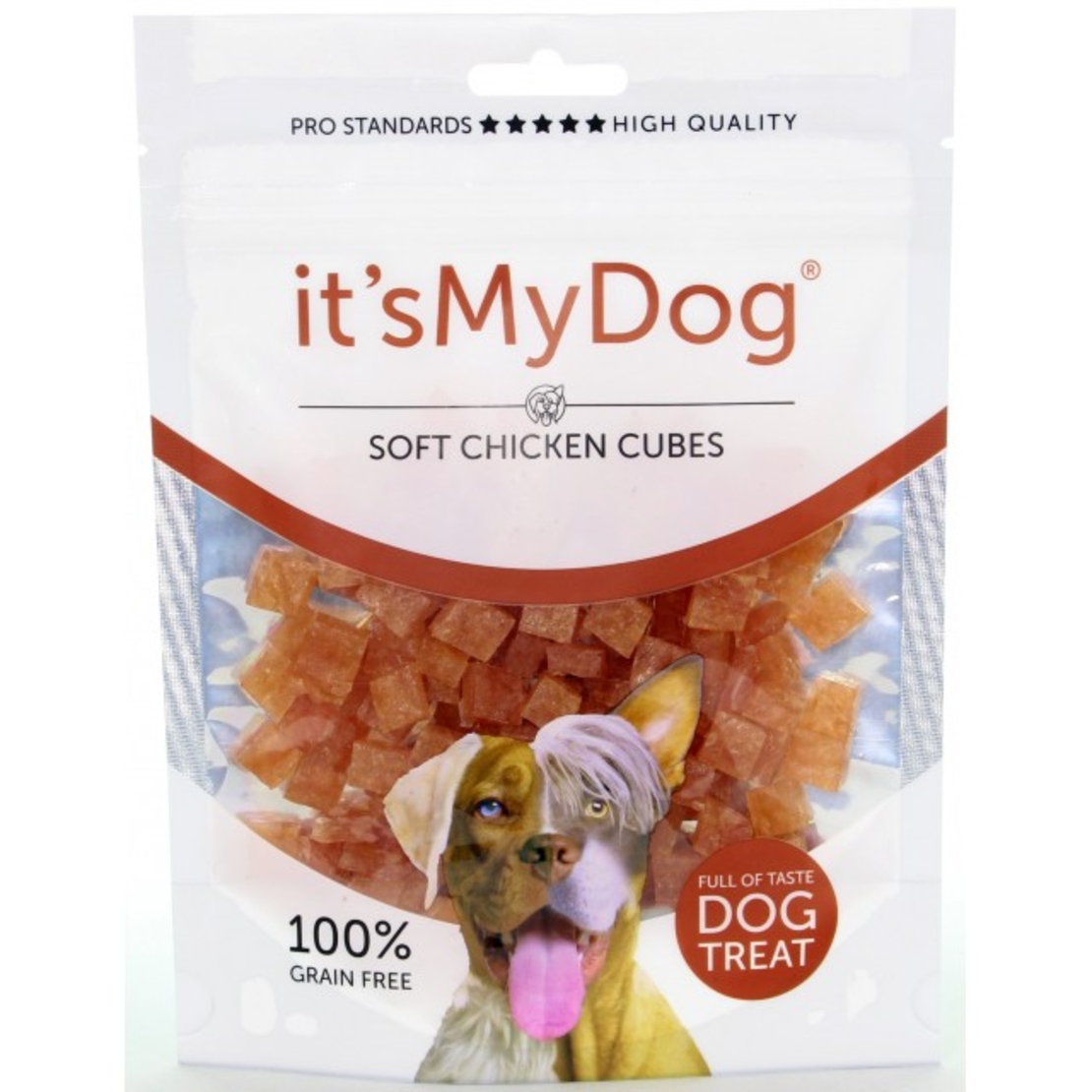 It's My Dog лакомство за кучета, меки кубчета пилешко 85 г