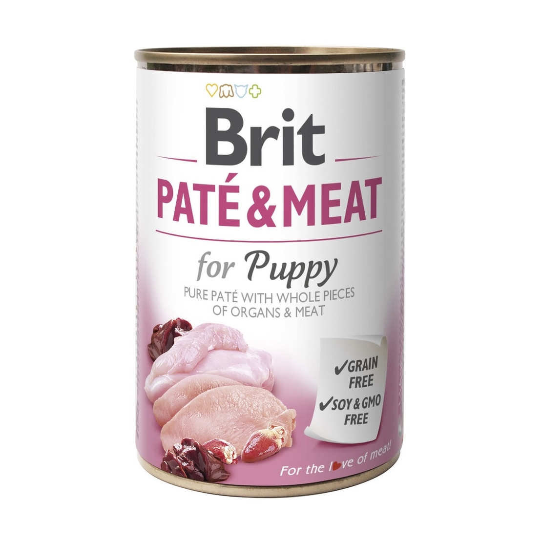 Brit Pate and Meat Puppy - пастет за кученца с пилешко и пуешко месо 400 гр