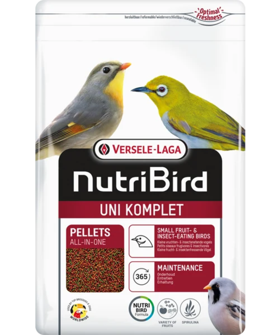 Versele-Laga NutriBird UNI Komplet – храна за насекомоядни и плодоядни птици 1 кг