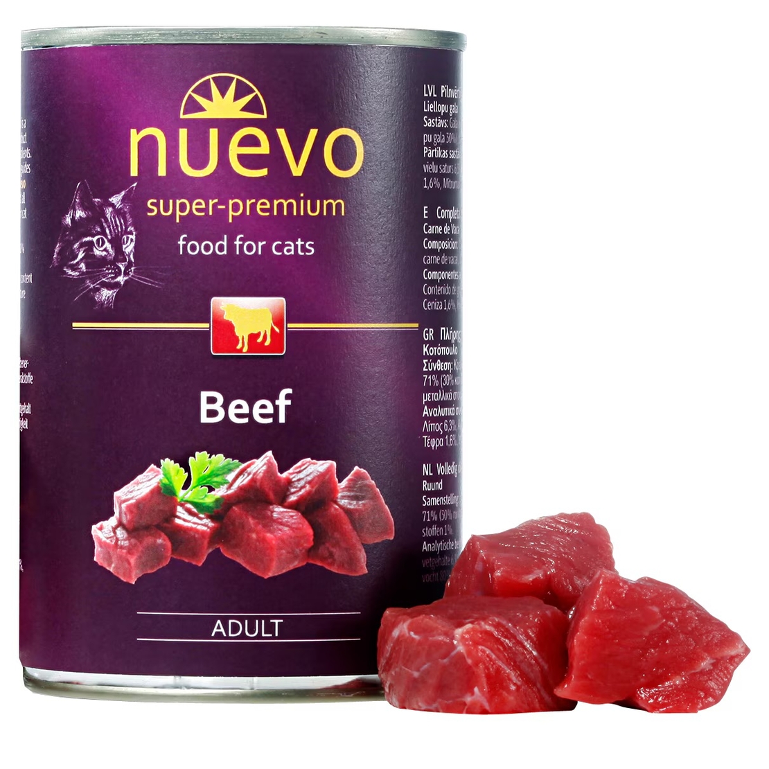 Nuevo Cat Beef - с чисто говеждо месо 400 г