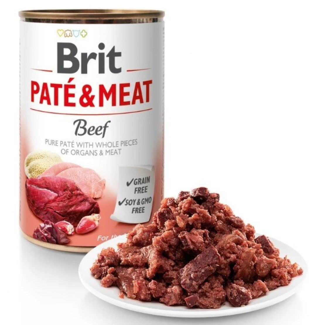 Brit Pate and Meat Beef - пастет за кучета с говеждо месо 400 гр