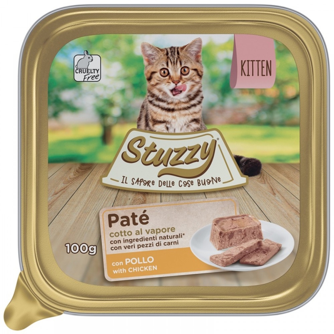 Stuzzy Pate Chicken Kitten -  пастет с пилешко месо,за малки котенца 100 гр.