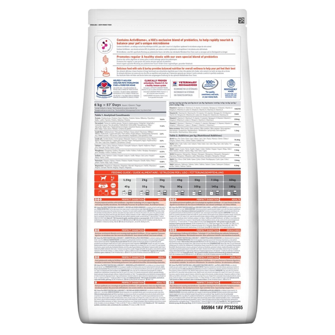 Hill's Science Plan Perfect Digestion Small & Mini Adult 1+ с пилешко и кафяв ориз