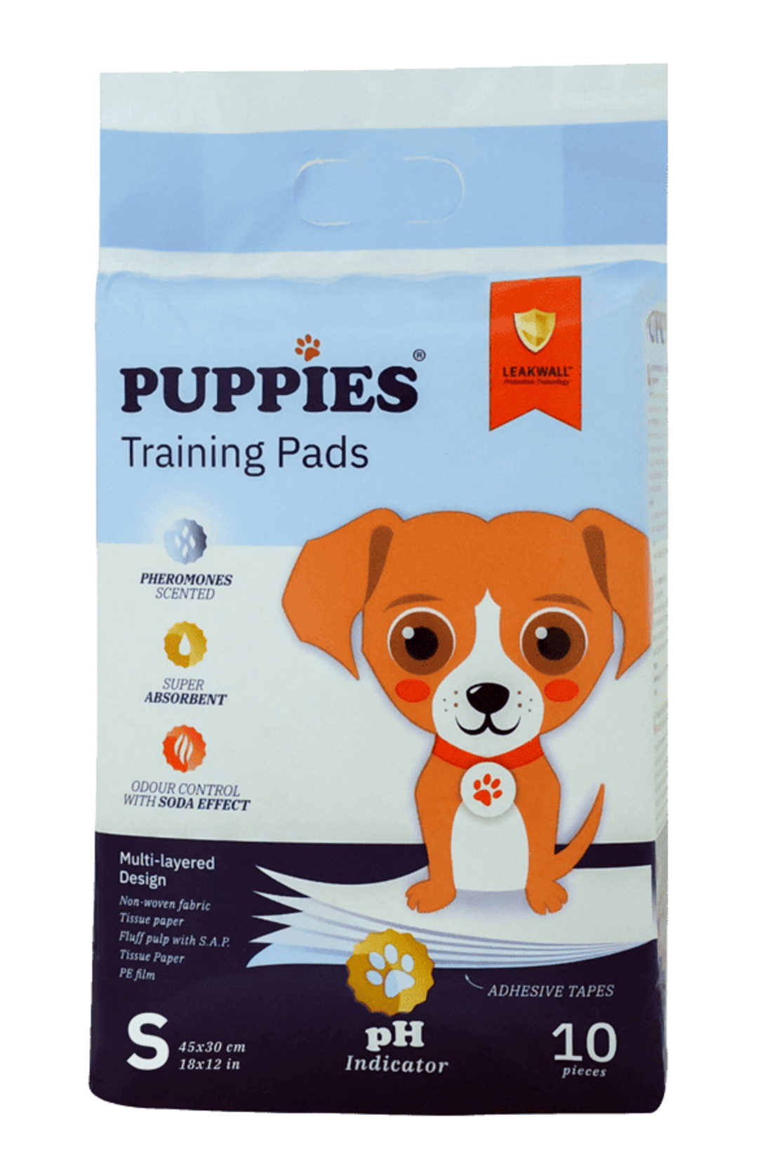 PUPPIES Training Pads S (45x30) 10 бр - Хигиенни подложки за кучета