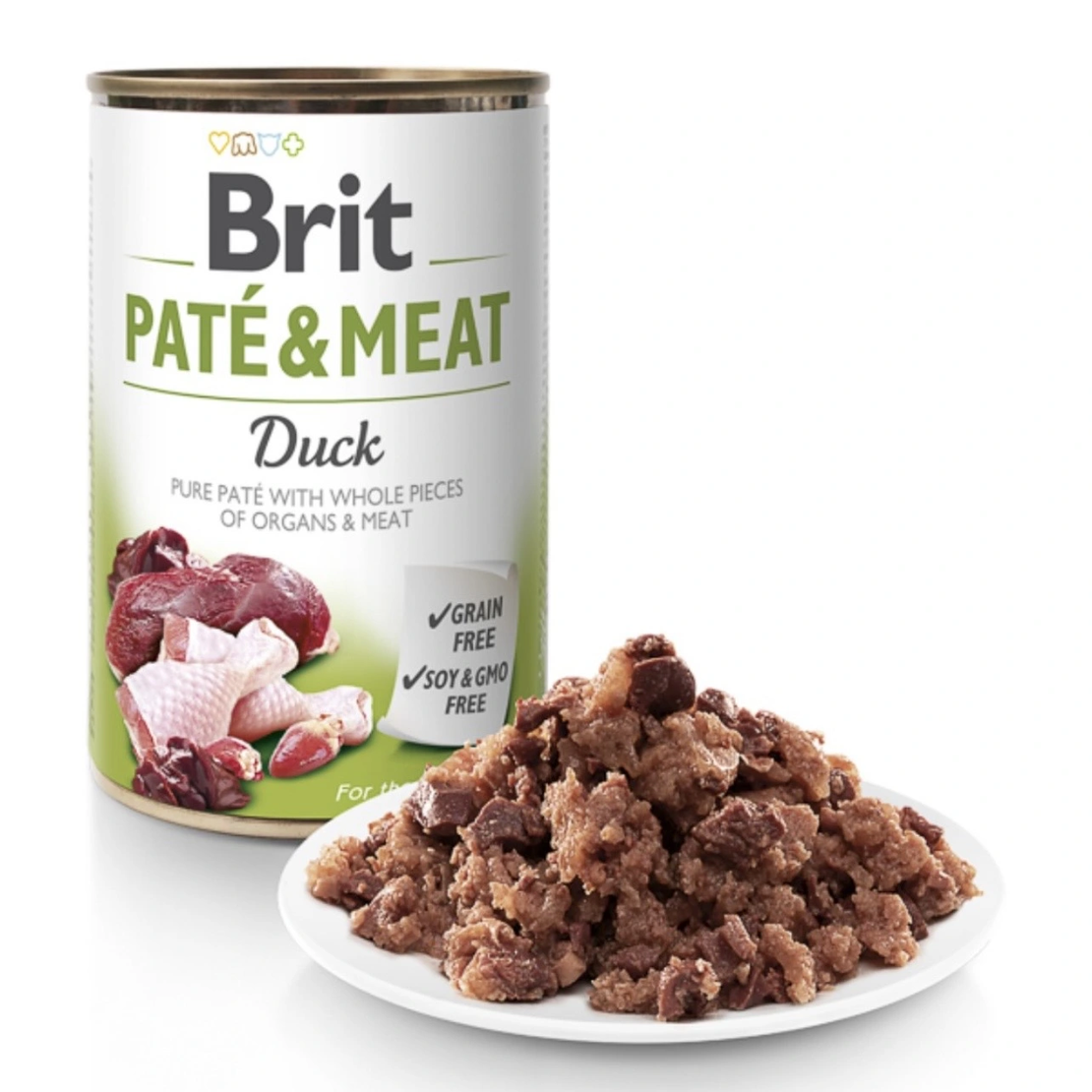 Brit Pate and Meat Duck - пастет за кучета с патешко месо 400 гр