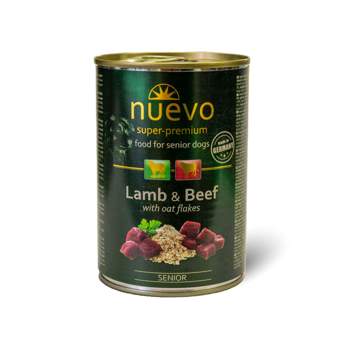Nuevo Senior Lamb with Beef - агнешко и говеждо, за възрастни кучета 400 г