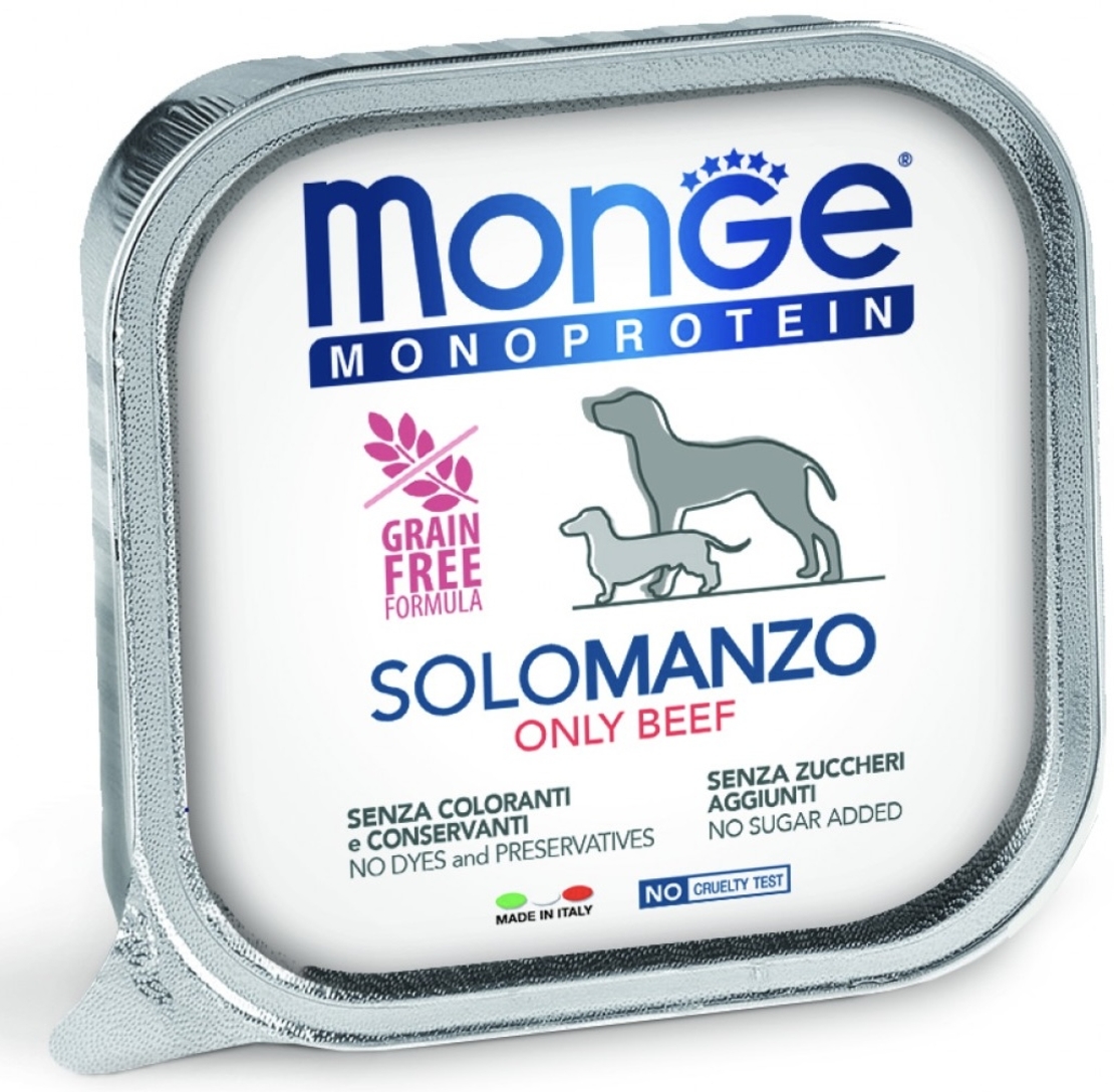 MongeMonoprotein Adult Dog Pate Beef – пастет за кучета в зряла възраст с говеждо, 150 g
